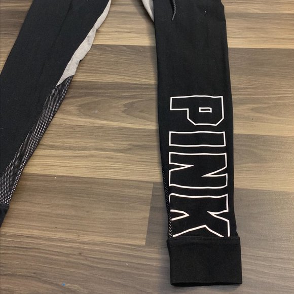 PINK Skinny Leg Mesh Detail Joggers - Picture 2 of 6